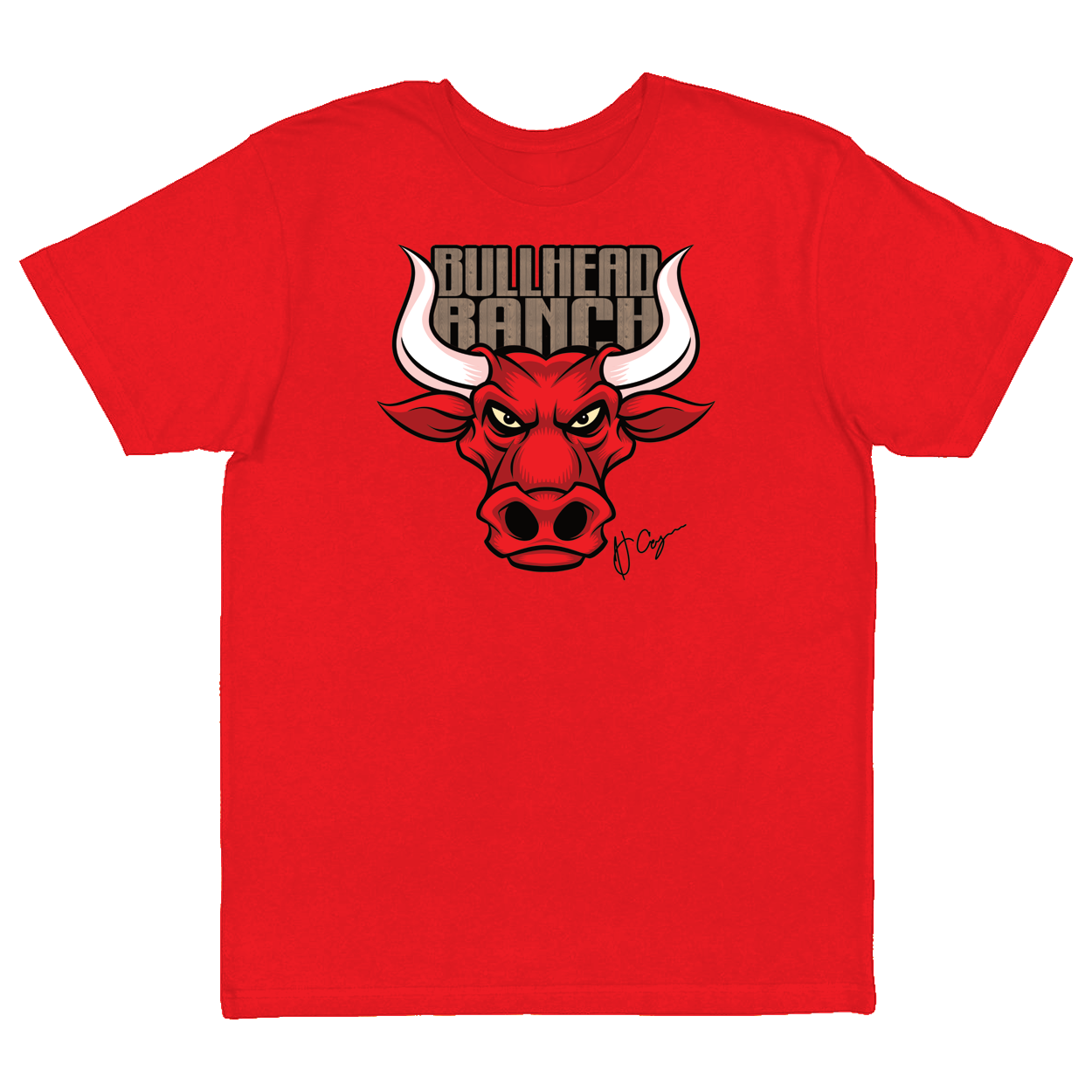 Red Bull Head Ranch (T-Shirt)