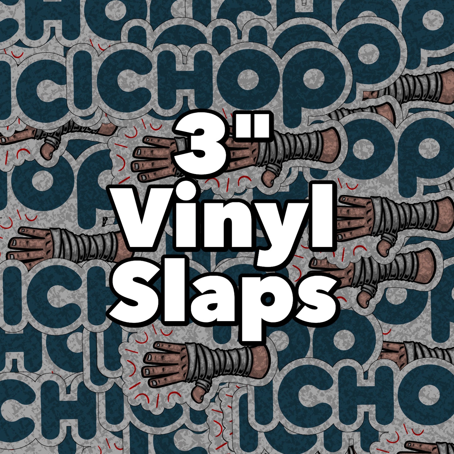 Vinyl Stickers - 3" Symmetrical Cut