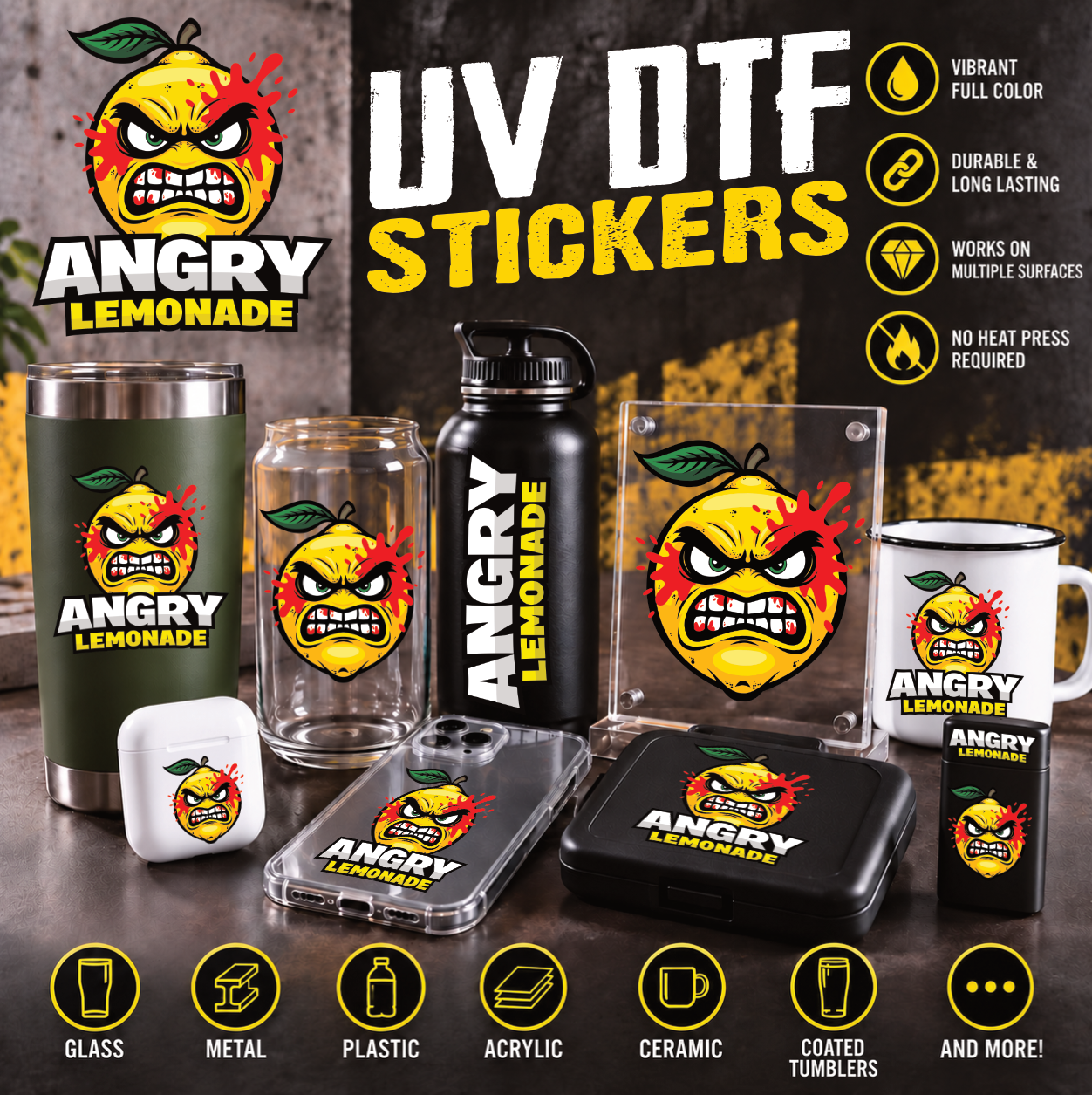 UV DTF Sticker Gang Sheets